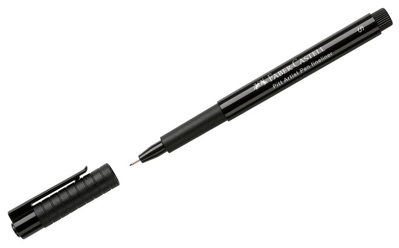Faber-Castell Ручка капиллярная "Рitt Pen" чёрная, S 0.3мм