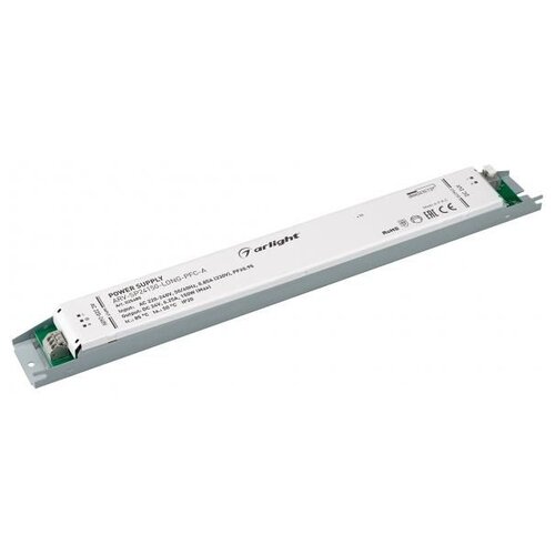 фото Блок питания arv-sp24150-long-pfc-a (24v, 6.25a, 150w) (arl, ip20 металл) arlight