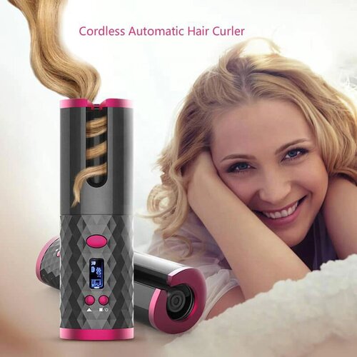 Мультистайлер-плойка для завивки волос/Cordless Automatic Hair Curler/TD-306/6 режимов температуры/легкое управление/серебристый