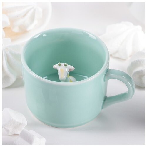 фото Кружка "зверята. жираф" 300 мл, 12х8,5х6,5 см 3854092 сима-ленд