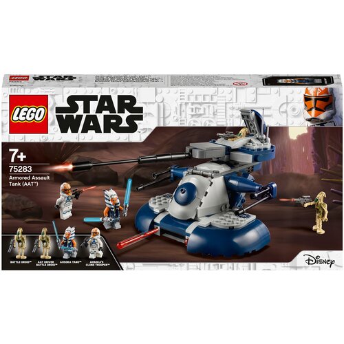 Конструктор LEGO Star Wars 75283 Бронированный штурмовой танк (AAT), 286 дет. мини фигурка асока тано с дроидом d 0 звездные войны star wars 4 5 см