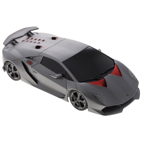 Rastar Lamborghini Sesto Elemento (53700-10), 1:18, 21 см, серый модель автомобиля сборная на радиоуправлении rastar bmw m8 gte масштаб 1 18