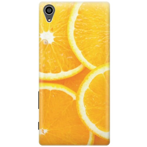 фото Cиликоновый чехол на sony xperia z5 / z5 dual / сони иксперия зет 5 / зет 5 дуал с принтом "апельсины" gosso