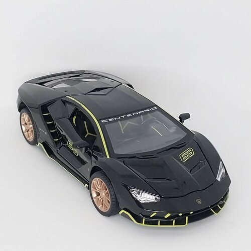 Машинка металлическая Lamborghini Centenario с световыми и звуковыми эффектами машинка модель ламборгини