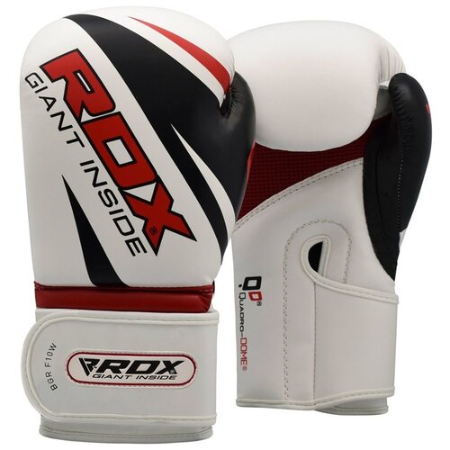 Перчатки боксерские RDX REX F10 WHITE BGR-F10W, 12 oz;