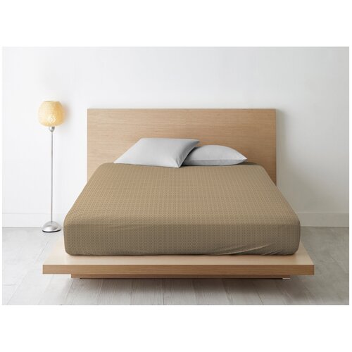 фото Простыня на резинке ночь нежна королева, бязь, 120 х 200 см, коричневый