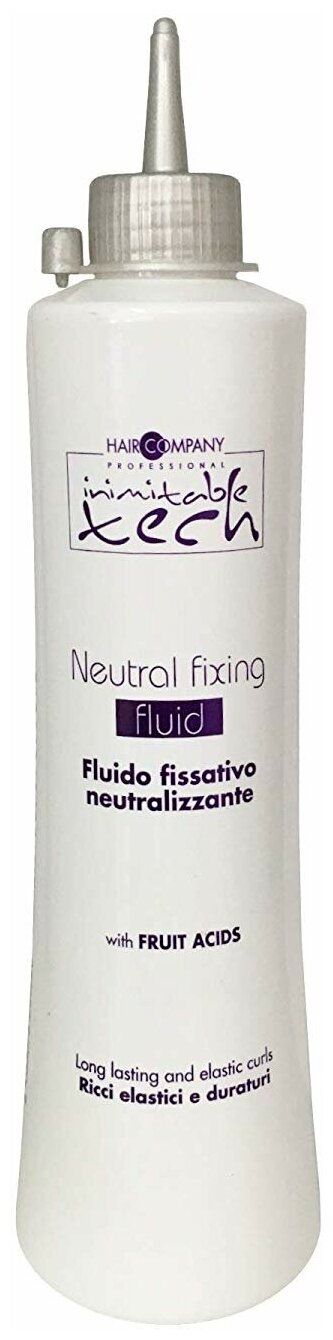 .INIMITABLE TECH Фиксатор нейтрализатор для химической завивки волос 500мл Neutral Fixing Fluid 259228/LB12963