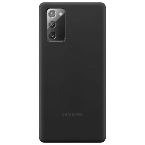 фото Чехол для телефона samsung silicone cover для note20 black ef-pn980tbegru