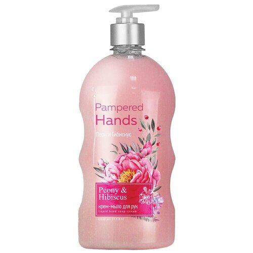 Romax Мыло жидкое Pampered hands Пион и гибискус, 650 мл