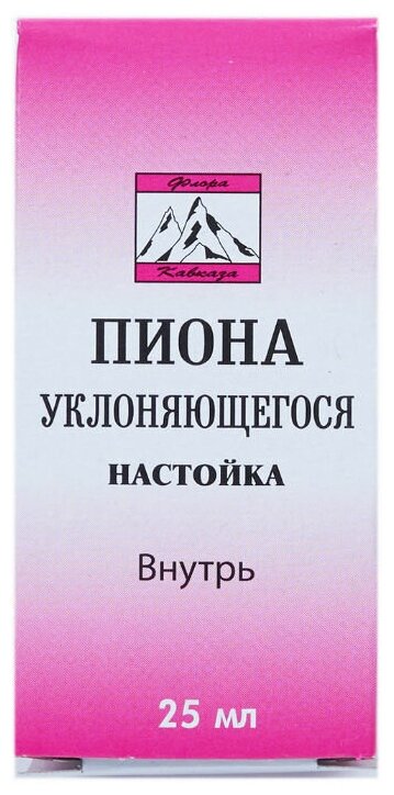 Пиона уклоняющегося настойка фл., 25 мл