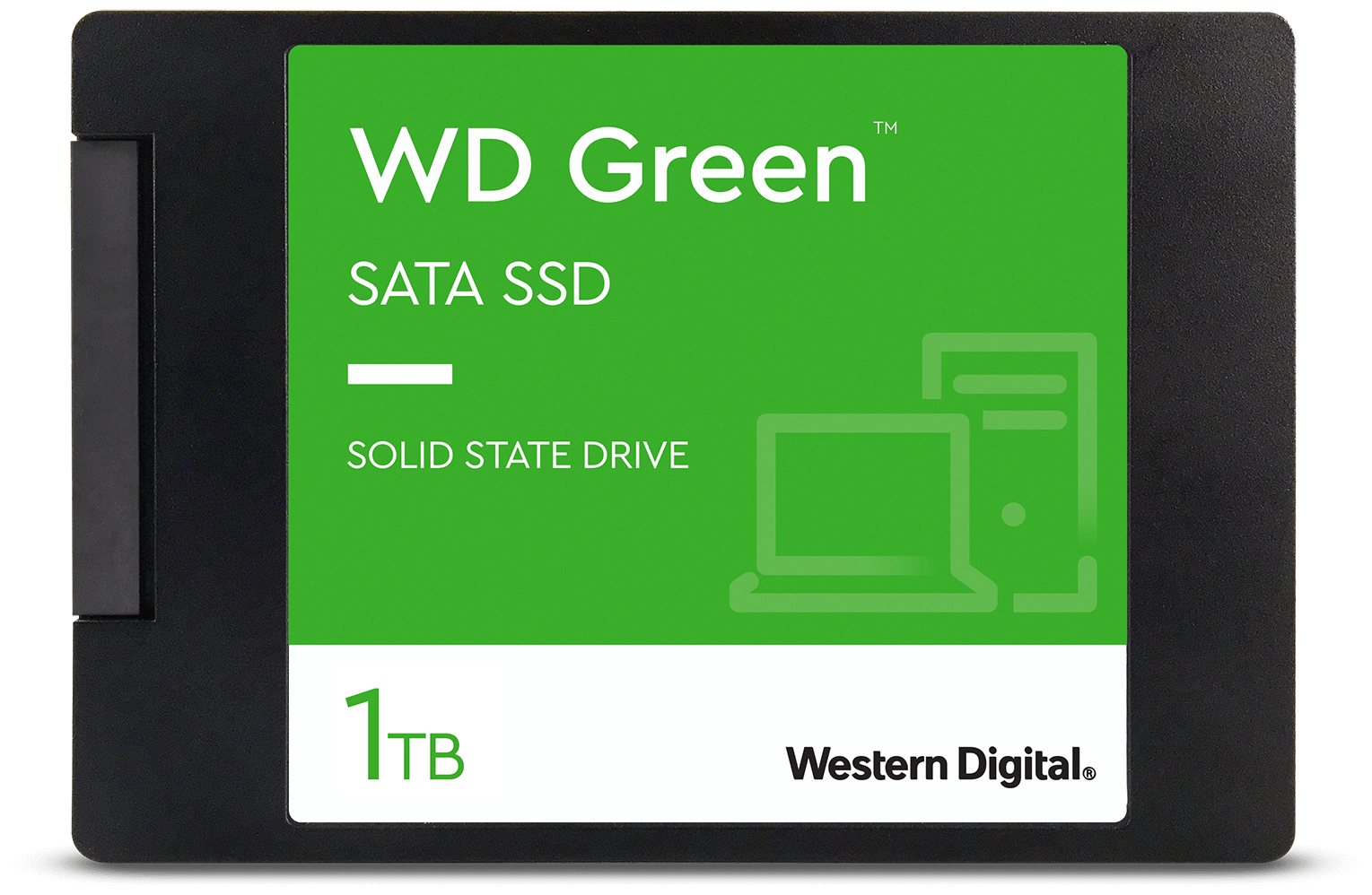 Твердотельный накопитель Western Digital WD Green SATA 1000 ГБ SATA WDS100T2G0A