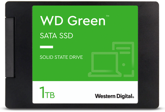 Твердотельный накопитель Western Digital WD Green SATA 1000 ГБ SATA WDS100T2G0A