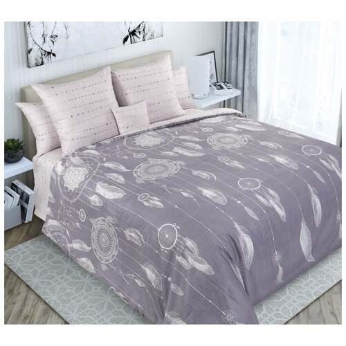 фото Постельное белье «ловцы снов 3», сатин (евро), подарочная коробка текс-дизайн