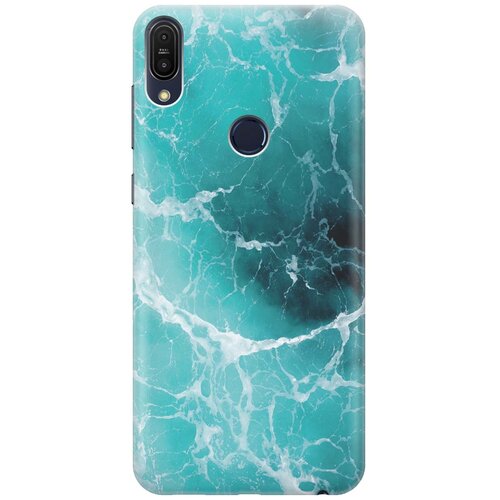фото Cиликоновый чехол на asus zenfone max (m1) zb555kl / асус зенфон макс м1 с принтом "лазурный океан" gosso