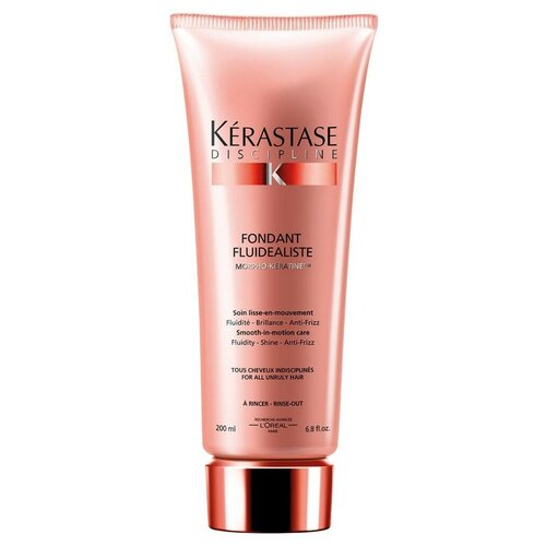 Kerastase Discipline молочко для гладкости и легкости волос, 200 г, 200 мл, туба молочко для ухода за волосами kerastase молочко discipline fondant fluidealiste для гладкости и легкости волос