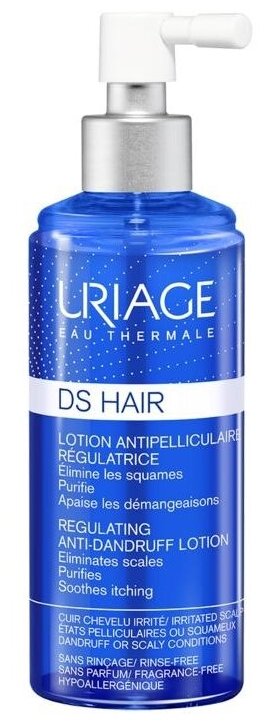 Регулирующий лосьон-спрей для кожи головы Uriage DS Lotion Antipelliculaire Regulatrice 100 мл