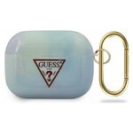 Чехол Guess для Airpods Pro TPU TIE & DYE, синий - изображение