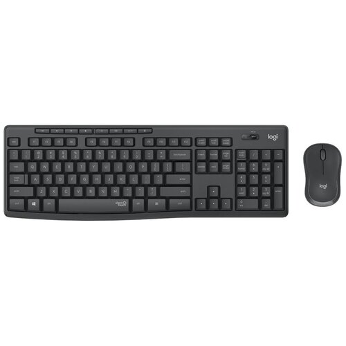 Logitech Клавиатура + Мышь Logitech Wireless Desktop MK295 Black #920-009807