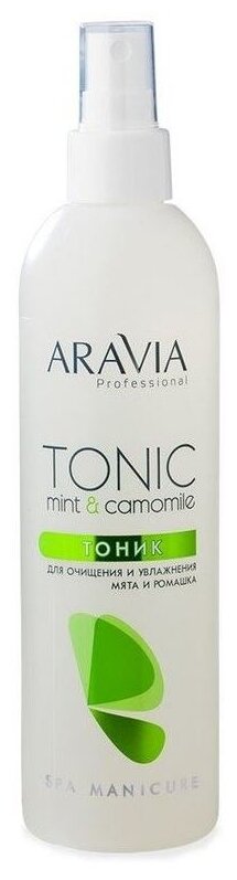 ARAVIA Тоник для очищения и увлажнения кожи с мятой и ромашкой Mint & Camomile, 300 мл