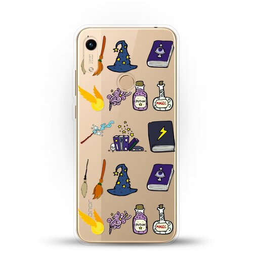 фото Силиконовый чехол узор hp на honor 8a pro andy & paul