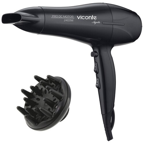 Фен Viconte VC-3747, черный фен viconte vc 3720 черный