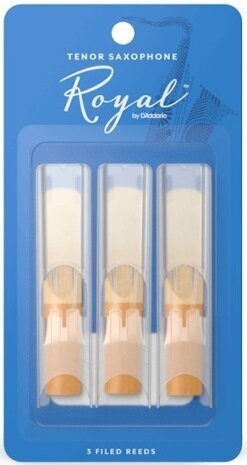 Rico RKB0325 Трости для саксофена тенор Royal №2,5, 3 шт, тростниковые, для прогрессирующих, хороший отклик и чистое звучание
