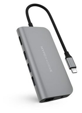 USB Хаб HyperDrive POWER 9-in-1 Hab для USB-C IPad/MacBook Pro/MacBook Air и других устройств.