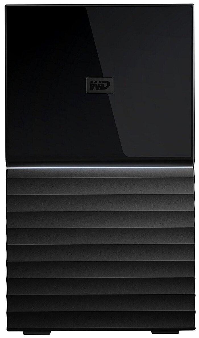 WD My Book Duo WDBFBE0160JBK - Festplatten-Array - 16 TB - 2 Schächte - HDD 8 TB x 2 - USB 3.1 (extern)