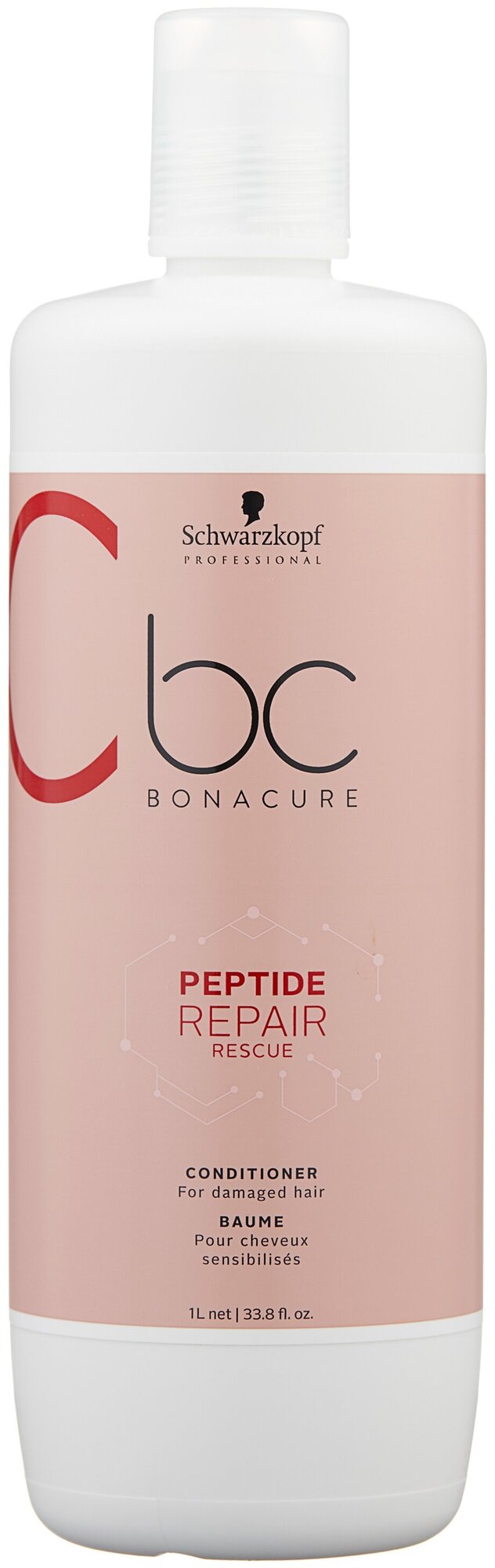 Schwarzkopf Professional кондиционер Peptide Repair Rescue Спасительное восстановление для поврежденных волос, 1000 мл