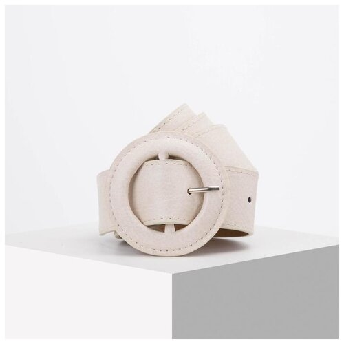 фото Ремень жен 08-01-07-01, 4,2*0,5*110, жаклин, винт, бежевый 5433336 сима-ленд