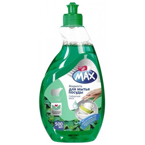 Средство д/мытья посуды DR MAX 500г Сибирская мята концентрат