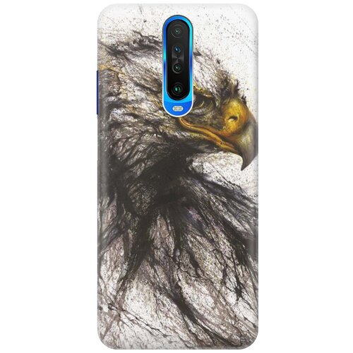 фото Re:pa чехол - накладка artcolor для xiaomi redmi k30 с принтом "ястреб"
