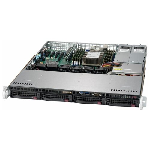 Серверная платформа Supermicro SYS-5019P-MTR 1U 1xLGA3647 iC622, 8xDDR4, 4x3.5