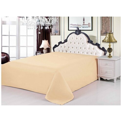 фото Простынь без резинки valtery prc-02 / 160 х 220 см / сатин