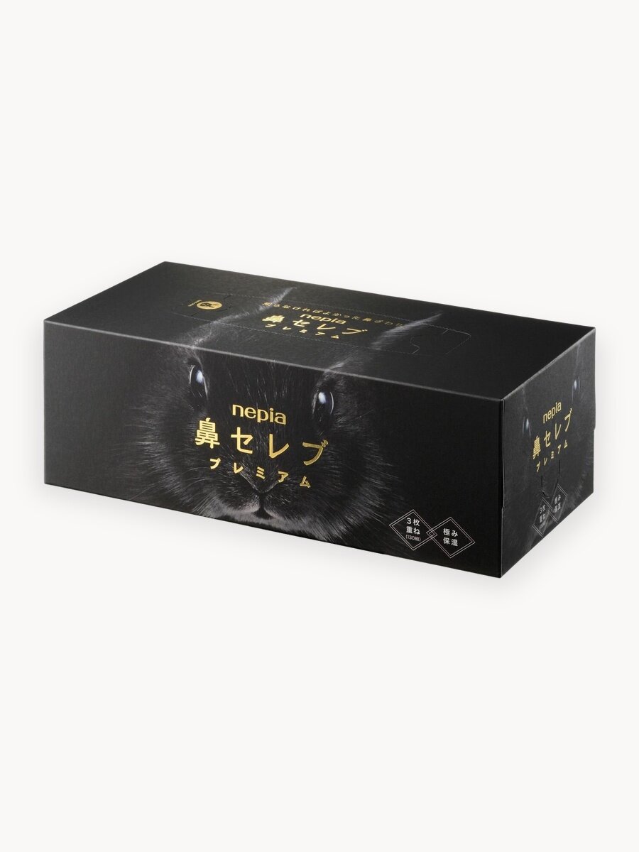 NEPIA "Nose Celebrity Premium" Бумажные трехслойные салфетки, 130 шт.