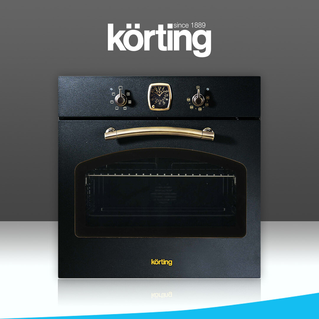 Электрический духовой шкаф Korting OKB 460, черный матовый - фото №8