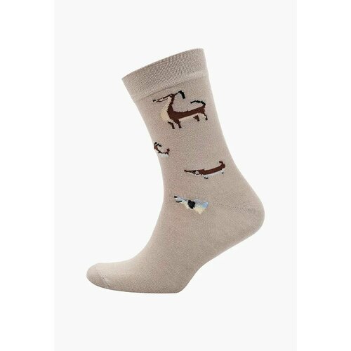 фото Носки big bang socks, размер 35-39, бежевый