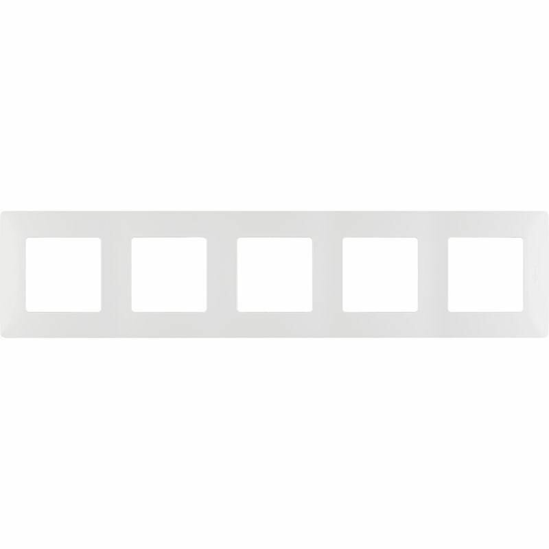 Рамка 5-м Etika бел. Leg 672505 — фото 1
