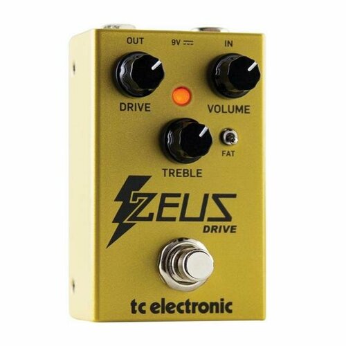 Педаль эффектов TC Electronic Zeus Drive Overdrive tc electronic zeus drive overdrive гитарная педаль эффекта овердрайв