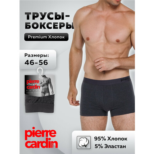 Трусы Pierre Cardin, размер 5/L (48-50), серый трусы pierre cardin размер 48 50 серый