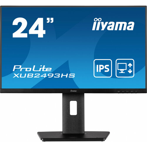 Монитор Iiyama 238 ProLite XUB2493HS-B5 черный IPS LED 169 HDMI MM матовая HAS Piv 250cd 178гр178гр 1920x1080 75Hz FreeSync DP FHD 57кг 1855600₽