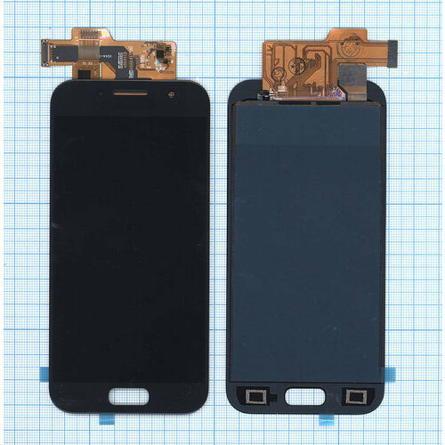 Дисплей для Samsung Galaxy A3 (2017) SM-A320F TFT черный лоток держатель для sim sd samsung galaxy a3 2017 sm a320f черный