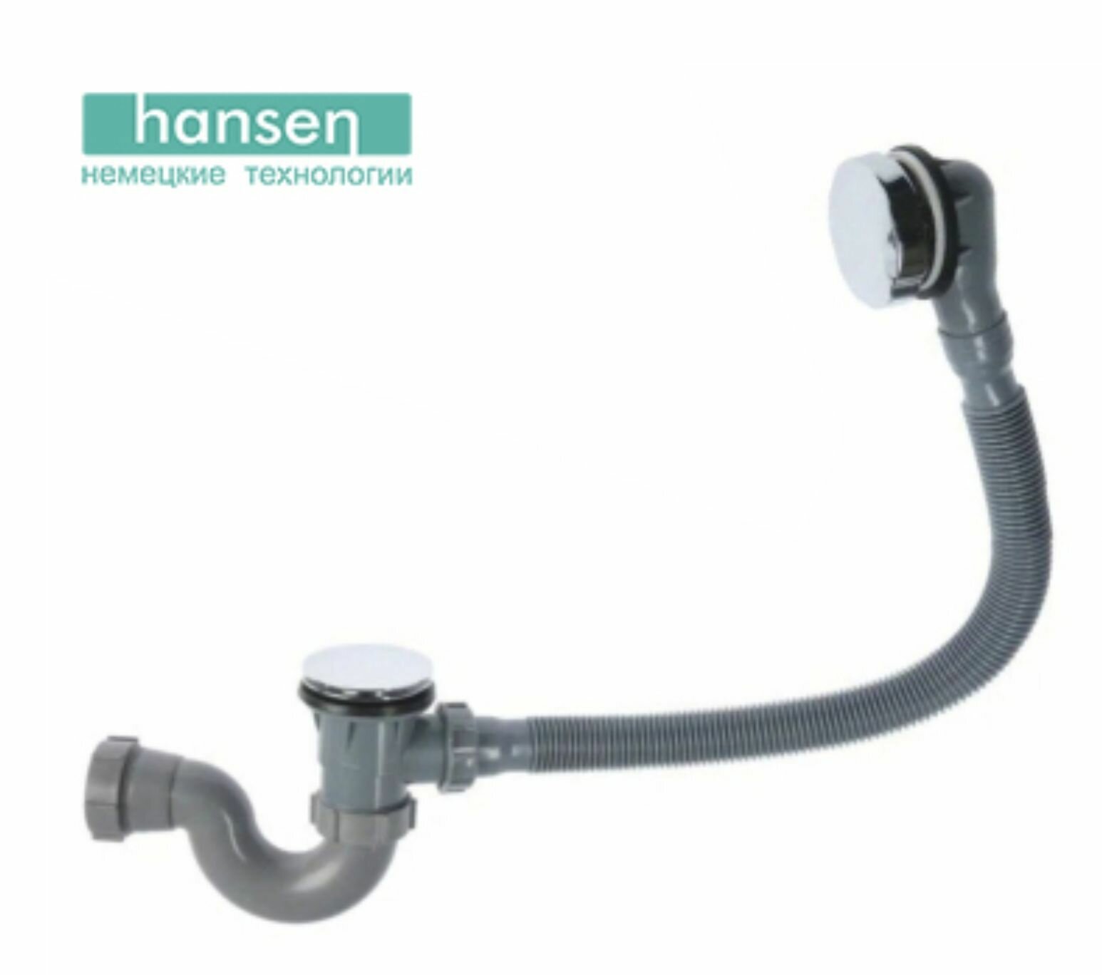 HANSEN H6506001 Click-clack System сифон для ванны автомат универсальный хром