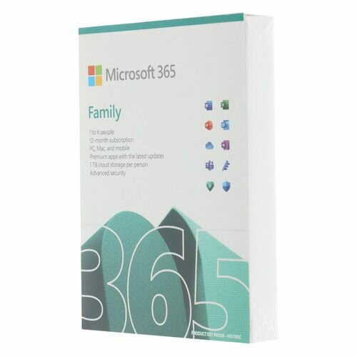 Офисное приложение Microsoft 365 Family [6gq-01556]