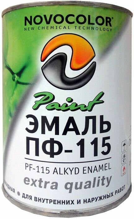 фото Новоколор эмаль ПФ-115 прозрачная под колеровку матовая (0,7л) / новоколор эмаль ПФ-115 прозрачная основа С матовая (0,7л) ГОСТ