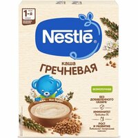 Каша безмолочная NESTLE гречневая с 4 месяцев с пробиотиком BL 200 г