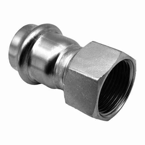 Пресс-фитинг из нержавеющей стали с внутренней резьбой Kromwell 22 x 12 588₽