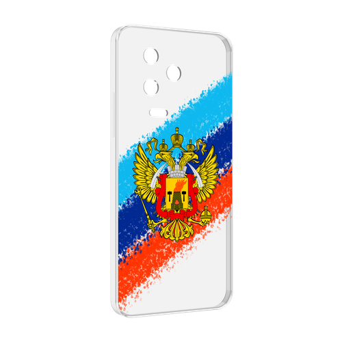 Чехол MyPads герб флаг ЛНР для Infinix Note 12 Pro 4G X676B задняя-панель-накладка-бампер