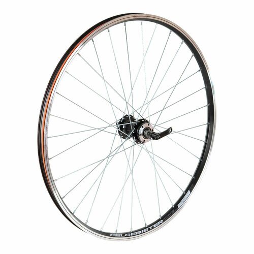 фото Колесо перед 27,5" двойн. алюм, vbr/диск 6-болт, втулка сталь, пром. подш, эксц. felgebieter