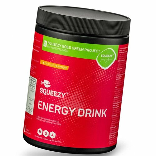 Изотоник SQUEEZY ENERGY DRINK 650 г, Апельсин